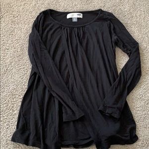 Long sleeve maternity shirt